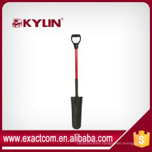 Forged Garden Stainless Steel Drain Spade With Fiberglass Handle